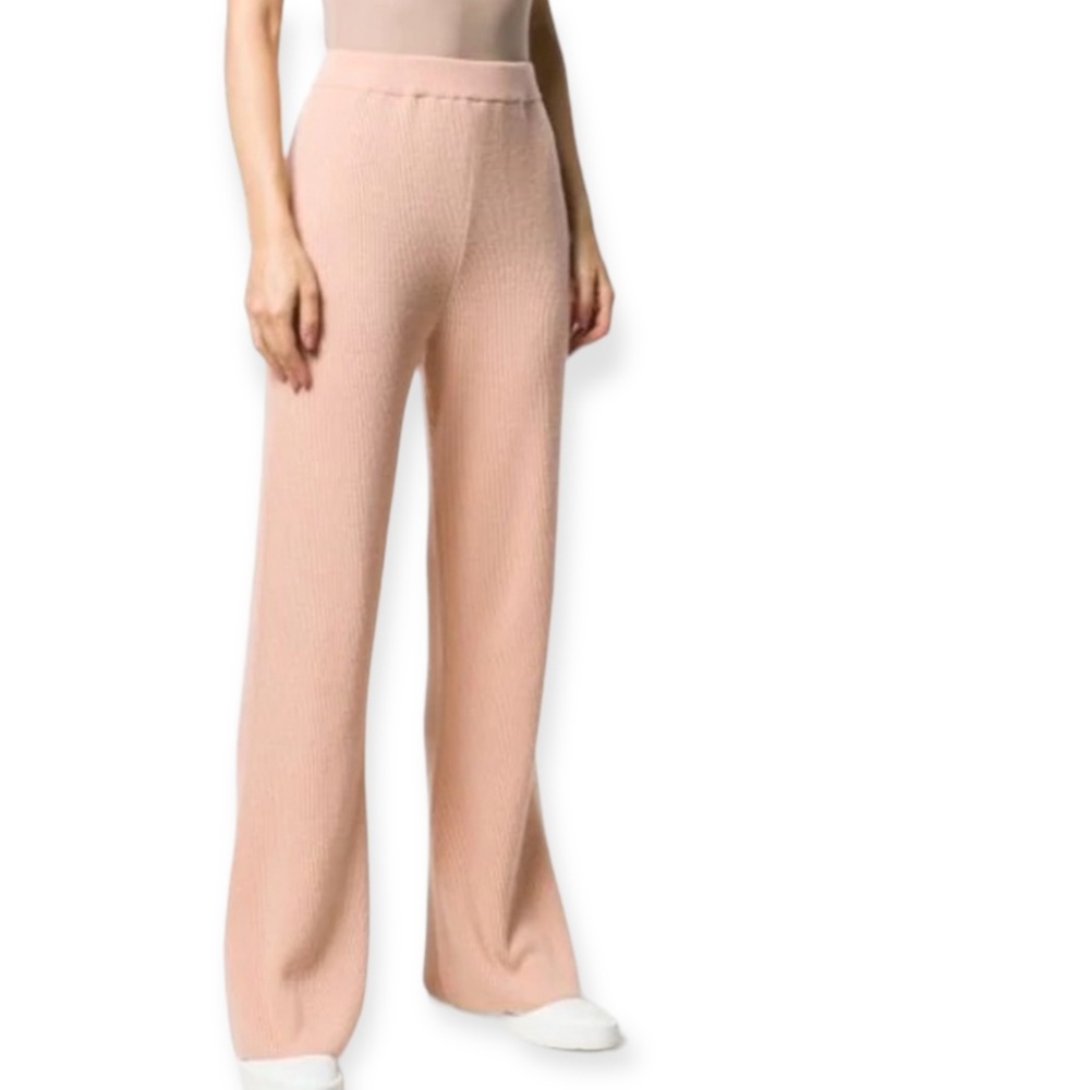 Nanushka • Ribbed Knit Flare Sweater Pant